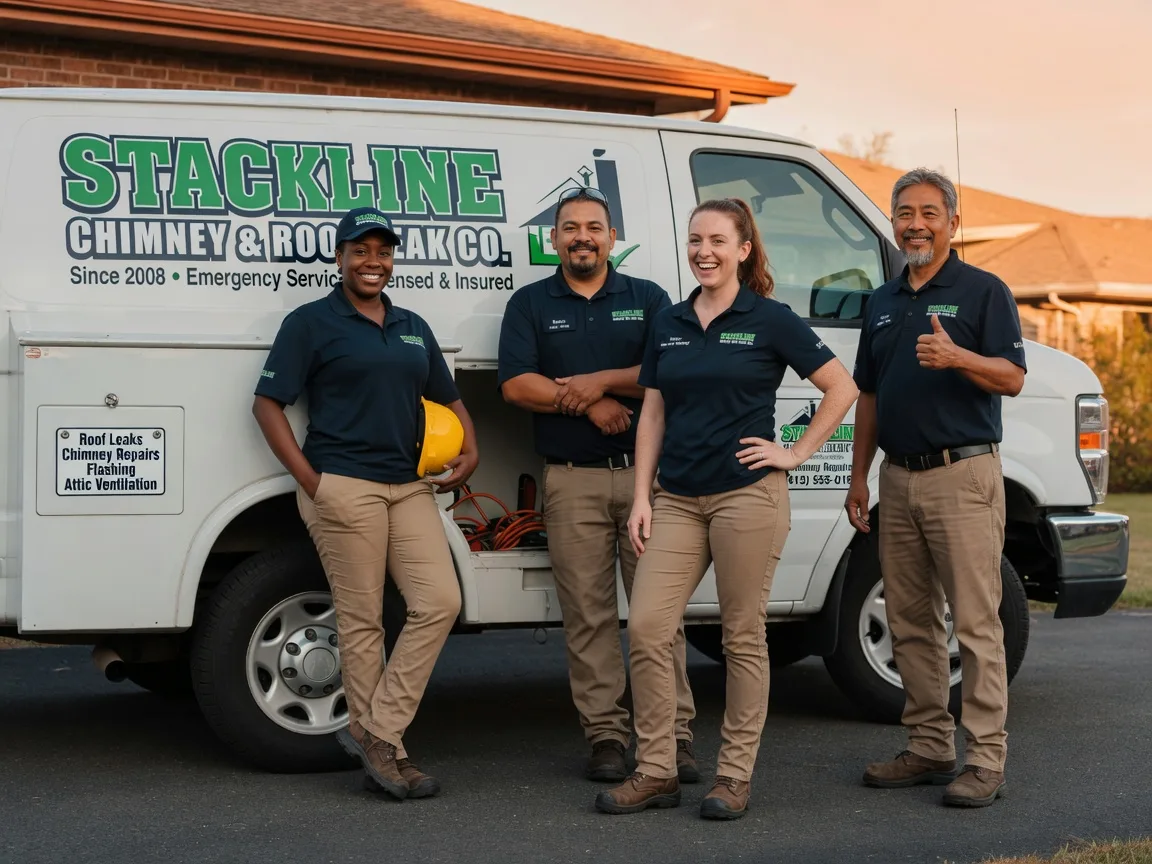Chimney flashing repair company in Mason, IL